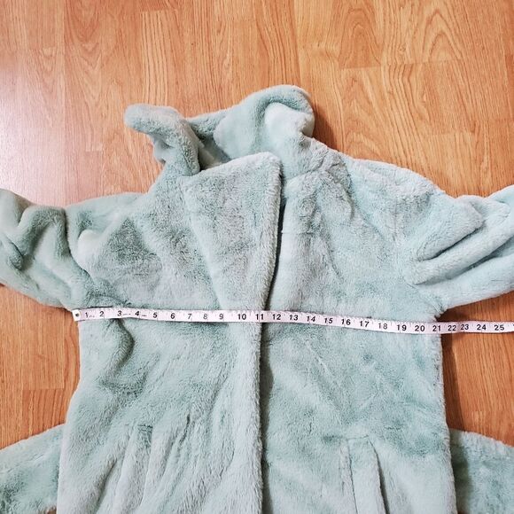 Halogen X Atlantic-Pacific Faux Fur Coat sz Small - Picture 10 of 13